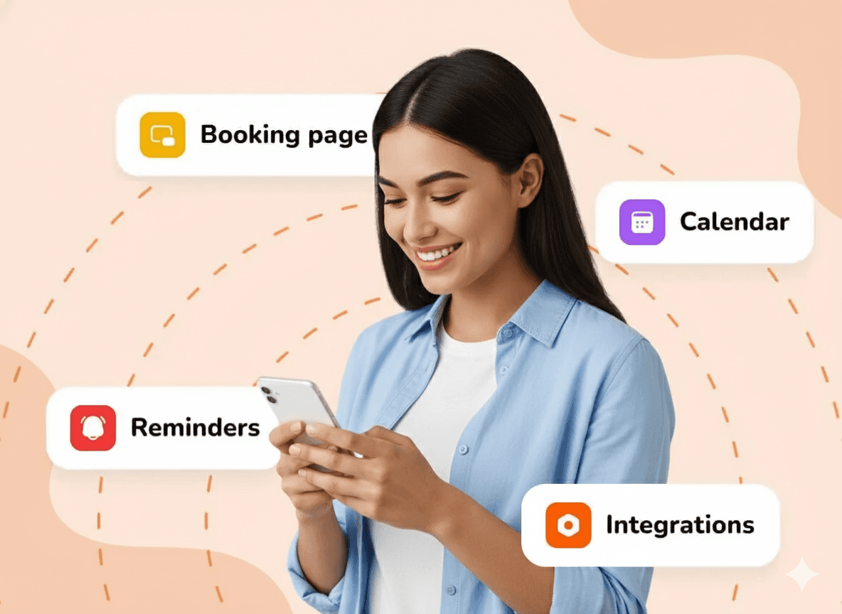Real estate agent celebrating success with lead notifications